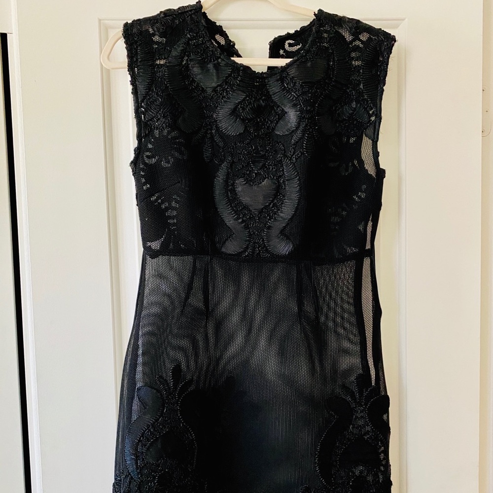 Black cocktail dress
